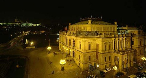 Le Théâtre national Tchèque de Prague (aussi appelé Rodolfinum), un monument important de l’histoire Tchèque