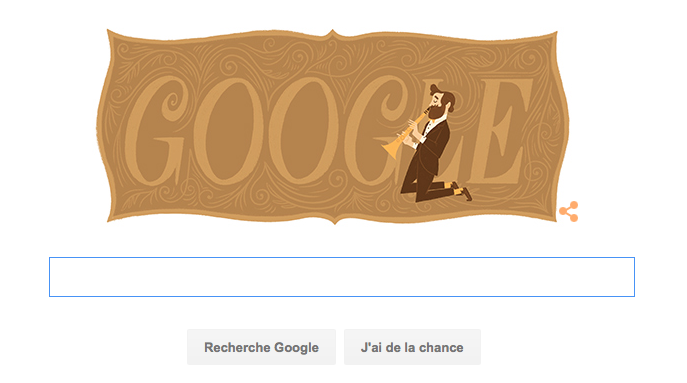 Adolphe Sax doodle